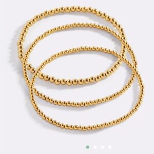 Mint & Lily Gold Beaded Bracelet